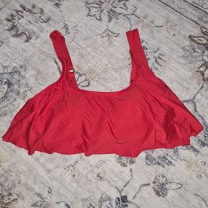 Simple Red bathing suit top